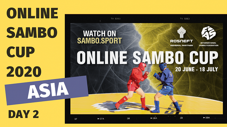 [LIVE BROADCAST] Online Sambo Cup (Asia). Day 2