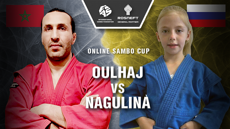 [VIDEO] Special fight with the Star. Online SAMBO. Oulhaj vs Nagulina