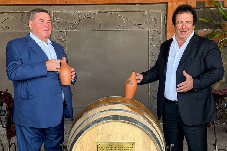 In Yerevan a barrel of cognac was laid, which will be opened when SAMBO enters the Olympic program