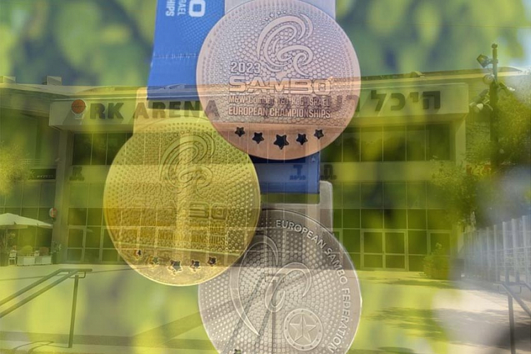 How the medals and arena of the European SAMBO Championships 2023 look like