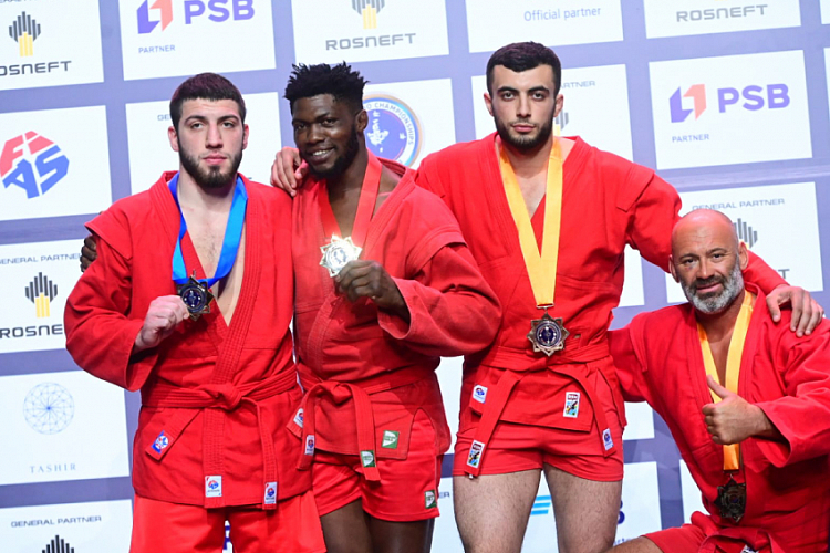 Winners of the 1st Day of the World SAMBO Championships 2023 in Armenia
