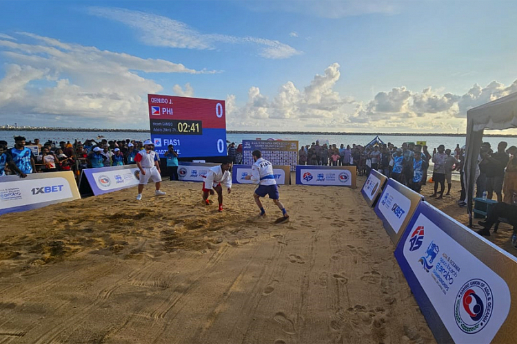 Open Asia and Oceania Beach SAMBO Championships held in Sri Lanka