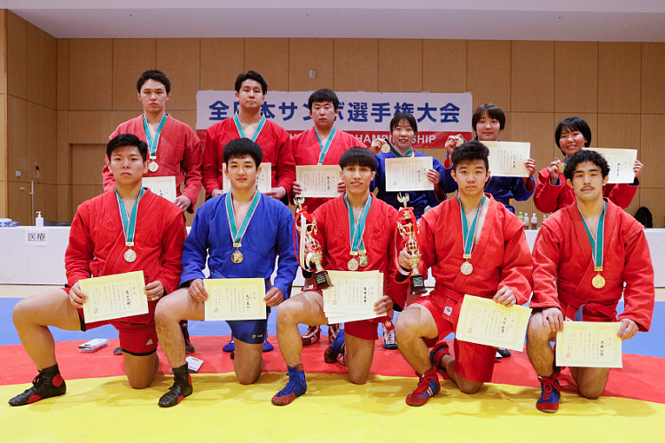 The winners of the All-Japan SAMBO Championships will represent the country in international competitions
