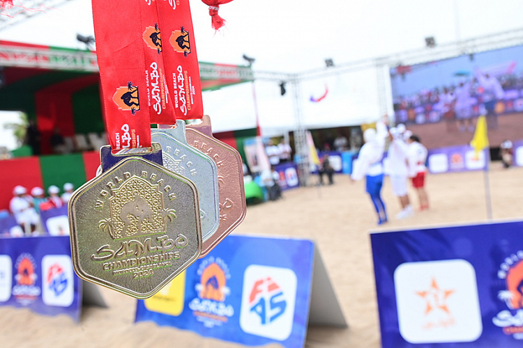 Draw of the 2nd Day of the World Beach SAMBO Championships 2024