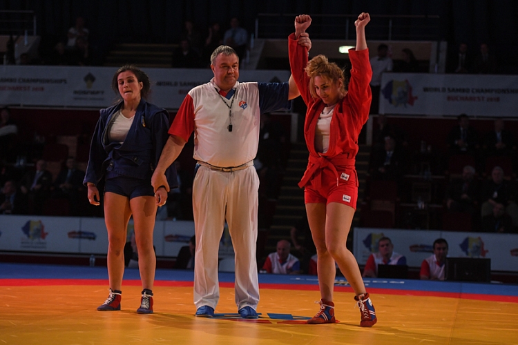 Reflections of the Prize-Winners of the 1st Day of the World SAMBO Championships in Romania