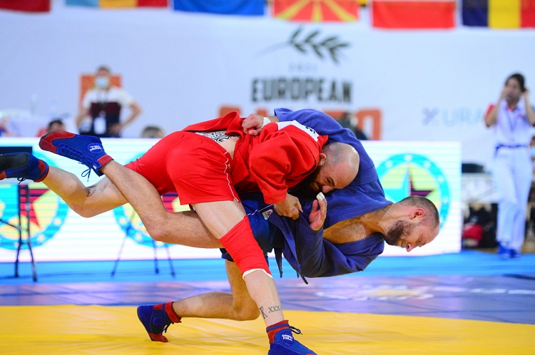 Winners of the 2nd day of the European SAMBO Championships in Limassol