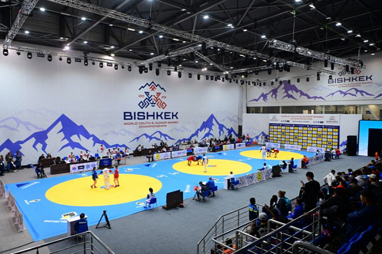 Winners of the 1st Day of the World Youth and Junior SAMBO Championships 2023 in Kyrgyzstan