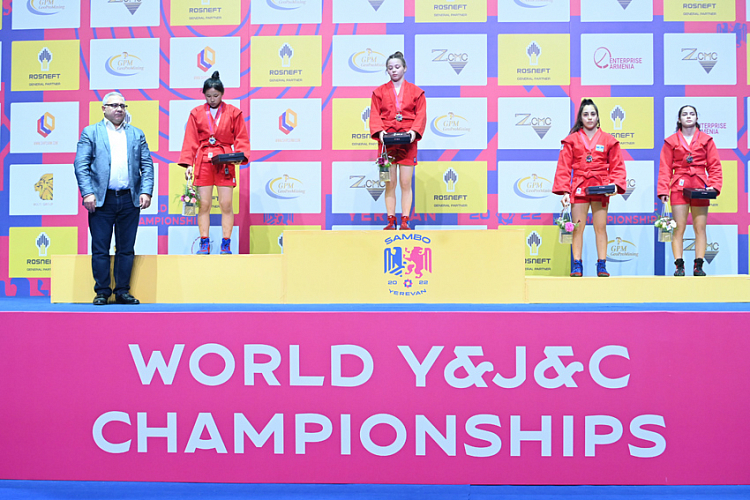 Results of the 2nd Day of the World Youth, Junior and Cadets SAMBO Championships 2022 in Armenia