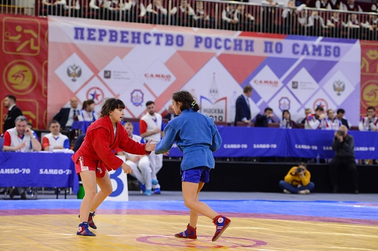 Winners of the Russian Youth SAMBO Championships 
