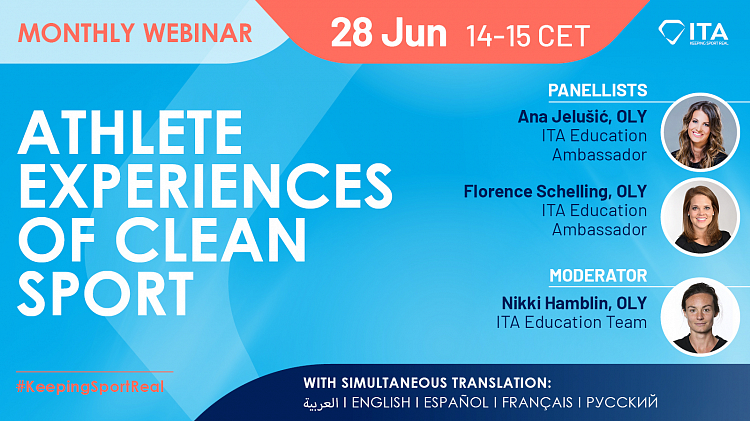 FIAS invites sambists to the ITA monthly webinar “Athlete experiences of clean sport”
