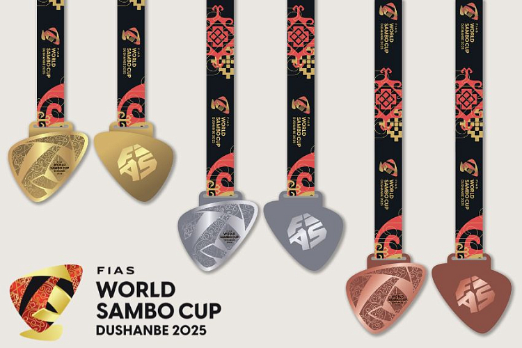 Medals of the 2025 World SAMBO Cup in Dushanbe Revealed