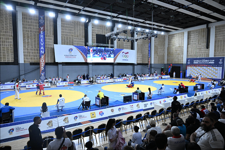 Winners of the Day 1 of the World SAMBO Cup in Yerevan 2025