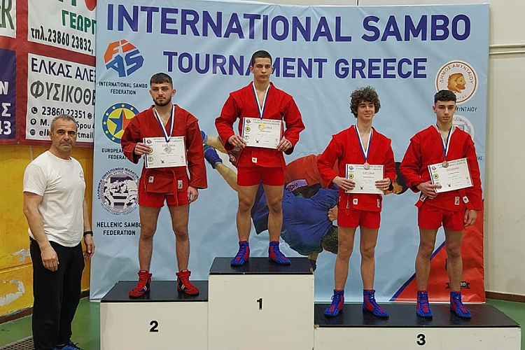 International SAMBO Tournament in Amyndeo Unites Athletes from Three Countries