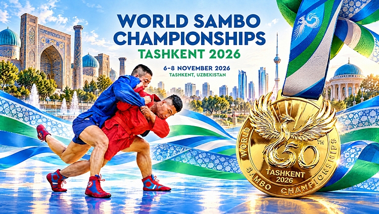 Tashkent to Host the Jubilee 50th World SAMBO Championships